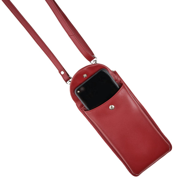 Damen Geldbörse, breit - mobile bag, RFID