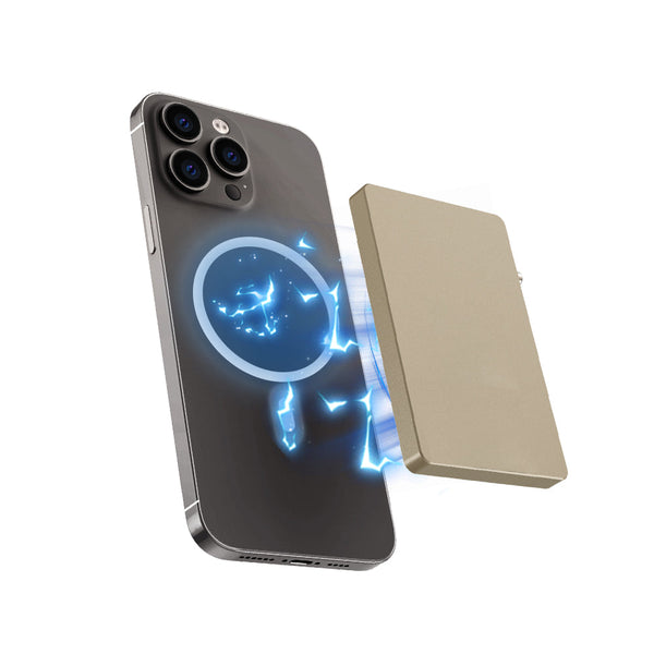 TOYFID All-Aluminum Pop Up Slide Rfid Slim Card Holder Wallet With Airtag Holder-1