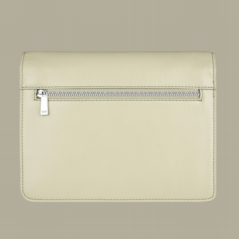 Überschlagtasche beige