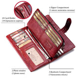 GZCZ Cartera de cuero genuino para mujer, bolso de mano de cuero de vaca de lujo para mujer, bolso de cuero genuino para negocios 
