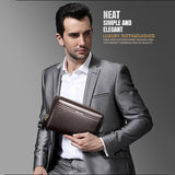 Brand wallet men wallets leather fashion handbags Men's wallet luxury high capacity casual black men's handbag wallet leather