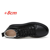 Summer Fashion Invisible Height-Increasing Shoes 8CM Korean Style British Invisible Height-Increasing Men's Shoes Casual Sports Sneakers