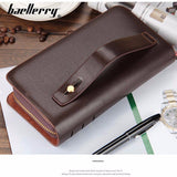 Baellerry Large Capacity Men Wallets Long Wallet Cell Phone Pocket Card Holder Men Clutch Bag Top Quality Business Purse Wallet