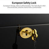 Cigar Humidor Box Cedar Wood Cigar Humidor Piano Paint Display Box Humidor With Lock Key Cigar Humidifier Hygrometer with Logo