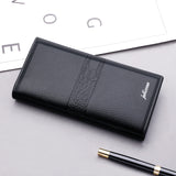 Multifunctional Wallet Men's Long Zipper Trend Fashion Personality Large Capacity Button Youth Hand Embossed Wallet