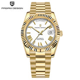 PAGANI DESIGN 2025 New DD36 V2 White Dial Luxury AR Sapphire glass Automatic Watch Men Date Week Waterproof Mechanical Watch Men