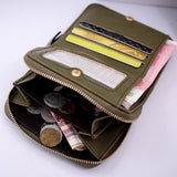 Carteras Women's Purse Card Holder Women Small Wallet Zipper Clutch Coin Purse Female Bag