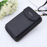 New Women Long Wallet Shoulder Bag Female Wallets Clutch Lady Purse Zipper Phone Pocket Card Holder Ladies Carteras