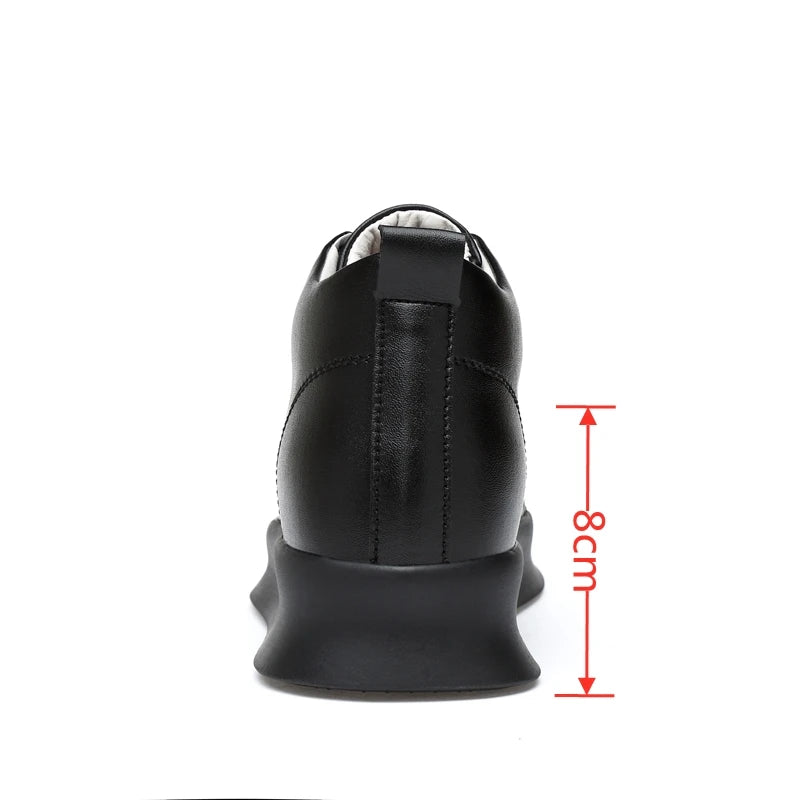 Summer Fashion Invisible Height-Increasing Shoes 8CM Korean Style British Invisible Height-Increasing Men's Shoes Casual Sports Sneakers