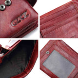 GZCZ Cartera de cuero genuino para mujer, bolso de mano de cuero de vaca de lujo para mujer, bolso de cuero genuino para negocios 