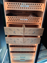 Cave à cigares électrique de luxe Raching RR980 à humidité contrôlée avec précision, grande taille, peut contenir 3000 à 4000 cigares