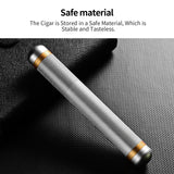 Moisturizing Cigar Tube Smoking Accessories Cigar Storage Tube Durable Aviation Aluminum Portable Cigar Tube Humidor