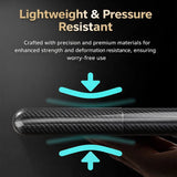 Modern Luxury Carbon Fiber Mirror Cigar Case Lightweight Travel Tube Humidor Pressure Resistant Vintage Cigar Cover Box