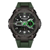 SANDA New Men's Watches Outdoor Sport Quartz Digital Watch 50M Waterproof Wristwatch for Men Relogio Masculino 3123 Clock