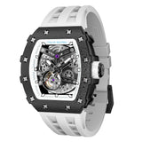 For 2024 New Tonneau Miyota Mechanical Water Resistant Analog Stainless Steel Sapphire Glass Mens Automatic Watch