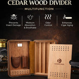 Hot Selling Crocodile Pattern Leather Cigar Humidor Case Portable Travel Waterproof Zipper Cigar Holder Luxury Gift for Men