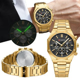 2025 New CURREN Watch for Men  8440 Stainless Steel Chronograph Male Wrist Watches Waterproof Luminous Quartz Man Wristwatches