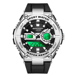 SANDA New Men's Watches Outdoor Sport Quartz Digital Watch 50M Waterproof Wristwatch for Men Relogio Masculino 3123 Clock