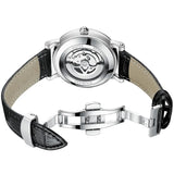 New CHENXI Mechanical Watches Top Brand Luxury Leather Strap Fashion Business Watch for Men Skeleton Automatic Watch Luminous