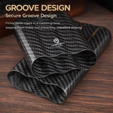 Modern Luxury Carbon Fiber Mirror Cigar Case Lightweight Travel Tube Humidor Pressure Resistant Vintage Cigar Cover Box