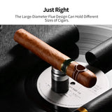 3 in 1 CIGARLOONG Cigar Tube With Punch Drill Holder Aluminum Portable Humidor Mini Case Wit Gift Box
