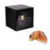 Armario Humidor para Puros de Lujo al por Mayor con Acabado Negro Brillante Tipo Piano, de Madera de Cedro, Estuche de Almacenamiento Hidratante para Bar y Banquetes
