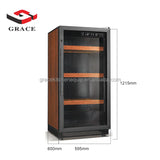 Humidor pequeño Grace de 300 L eléctrico de una sola zona con control de temperatura para cigarros