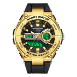 SANDA New Men's Watches Outdoor Sport Quartz Digital Watch 50M Waterproof Wristwatch for Men Relogio Masculino 3123 Clock