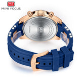 New Mini Focus Watch 0350 Top New Luxury Quartz Illusory Color Men Waterproof Sports Wristwatches Silicone Strap Clock  Gift