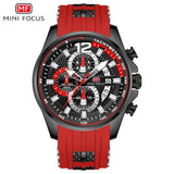 New Mini Focus Watch 0350 Top New Luxury Quartz Illusory Color Men Waterproof Sports Wristwatches Silicone Strap Clock  Gift
