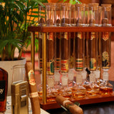 Guevara 10 Tube Desktop Cigar Test Tube Humidor Stand Multifunctional Cigar Cigar Cabinet Humidor Cigar Accessories Luxury