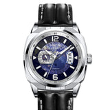 For lobinni Top Brand Men's Sports Watch Square Luminous Pointer Automatic Mechanical Charm Miyota Movement Water Resistant