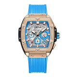 ONOLA 6825 Luxury Made in Prc Gents Quartz Watch Latest Silicone Band Luminous Date Display Moq 1 Sports Wrist Watch