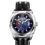 For lobinni Top Brand Men's Sports Watch Square Luminous Pointer Automatic Mechanical Charm Miyota Movement Water Resistant