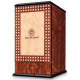 CIGARLOONG Humidor de puros de madera maciza profesional anti-insectos, con 6 capas de madera de cedro
