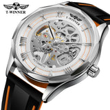New Arrival T-Winner Men Mechanical Watch Silicone Strap Watch for Mens Custom Logo Wrist Watch