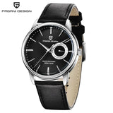 PAGANI DESIGN Quartz Watch VH65 Men's Automatic watches Casual Fashion Leather Watch for men reloj hombre PD-1654