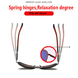 2019 high quality anti glare HD Polarized Men's new Sunglasses Brand gafas oculos de sol metal classic sun glasses