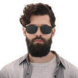 2019 high quality anti glare HD Polarized Men's new Sunglasses Brand gafas oculos de sol metal classic sun glasses