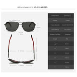 2019 high quality anti glare HD Polarized Men's new Sunglasses Brand gafas oculos de sol metal classic sun glasses