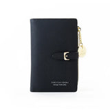 Portefeuille court en cuir de luxe pour femme, disponible dans de nombreux rayons. Petite pochette fine pour femme, porte-monnaie et porte-cartes. 
