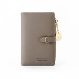Portefeuille court en cuir de luxe pour femme, disponible dans de nombreux rayons. Petite pochette fine pour femme, porte-monnaie et porte-cartes. 