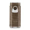 CIGARLOONG High Quality Leather Cigar Tube Cigars Case Humidor 3 Finger Cigar Box Travel Portable Luxury Durable With Cutter