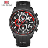 New Mini Focus Watch 0350 Top New Luxury Quartz Illusory Color Men Waterproof Sports Wristwatches Silicone Strap Clock  Gift