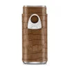 CIGARLOONG High Quality Leather Cigar Tube Cigars Case Humidor 3 Finger Cigar Box Travel Portable Luxury Durable With Cutter