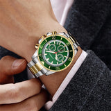 SINOBI Brand S9863 Mens Quartz Watches Temperament Wrist Watch Fashion Trend Waterproof Men Luxury Watch