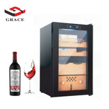 Humidor pequeño Grace de 300 L eléctrico de una sola zona con control de temperatura para cigarros
