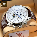 OLEVS 6667 Luminous Waterproof Automatic Men's Watch Multifunctional Fashion Mechanical Watch