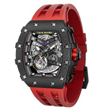 For 2024 New Tonneau Miyota Mechanical Water Resistant Analog Stainless Steel Sapphire Glass Mens Automatic Watch