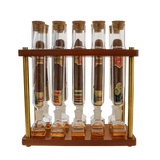 Guevara 10 Tube Desktop Cigar Test Tube Humidor Stand Multifunctional Cigar Cigar Cabinet Humidor Cigar Accessories Luxury